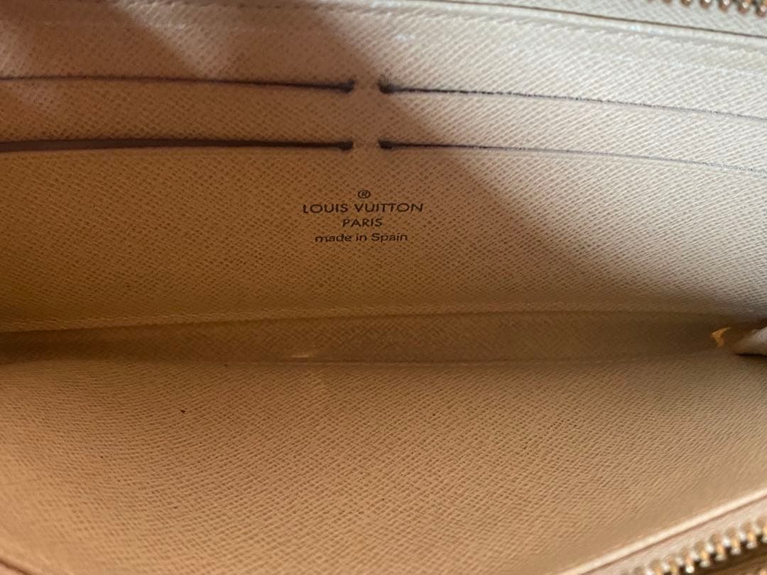 ヴィトン 財布 ジッピー アズール ダミエ ラウンドファスナー 長財布