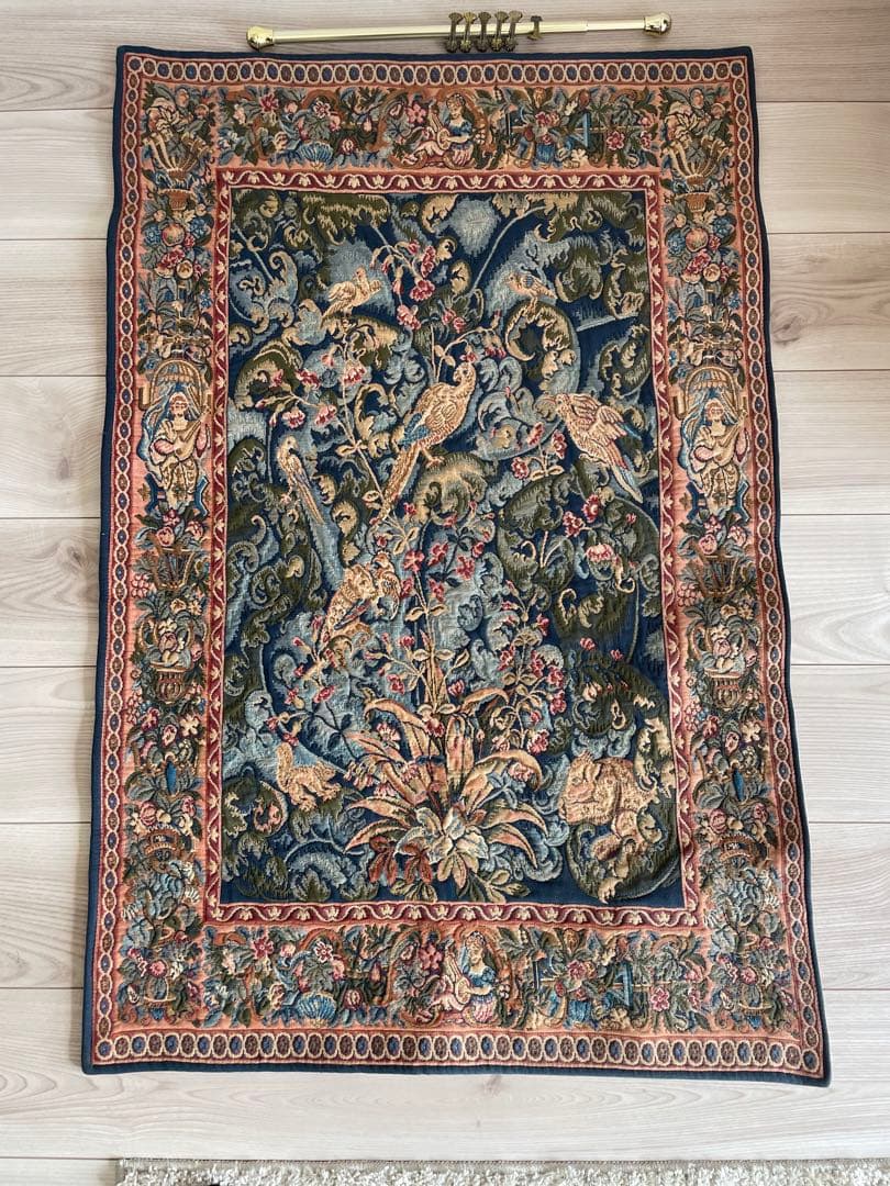 ビンテージ　タペストリー　鳥　壁掛け　Tapisseries du Lion