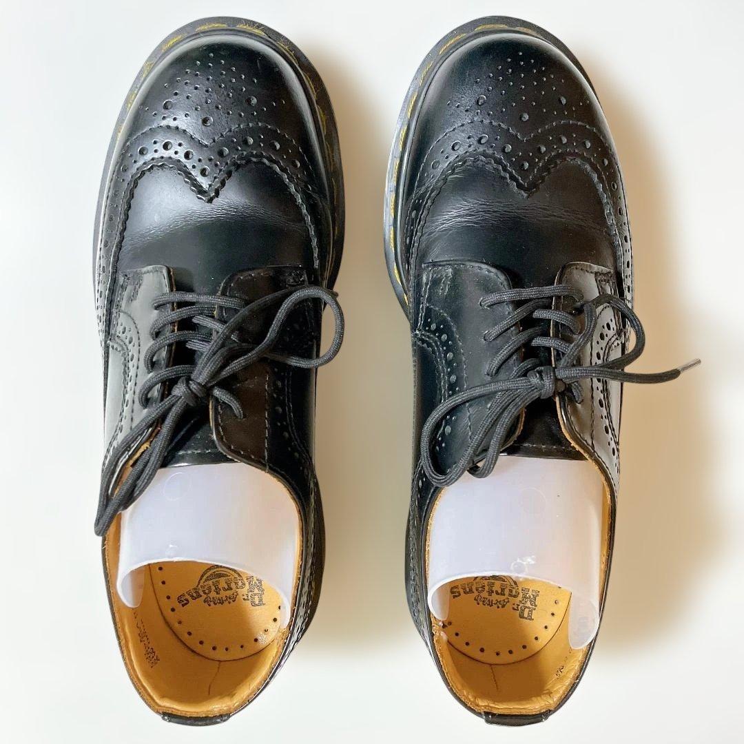 ドクターマーチン 3989 イエローステッチ ブローグ シューズ