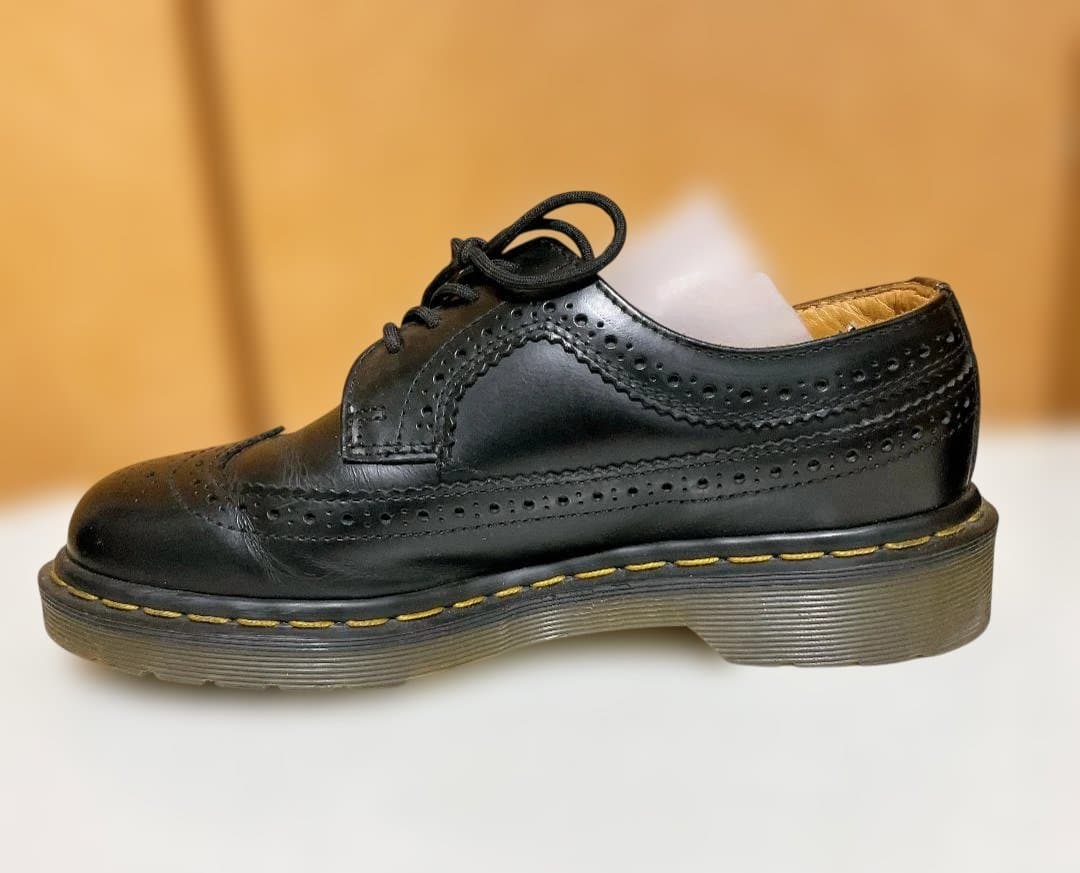 ドクターマーチン 3989 イエローステッチ ブローグ シューズ