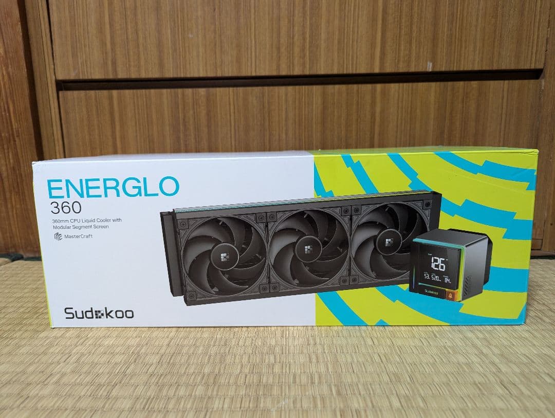 自作パソコン用　水冷式　3連クーラー　冷却ファン　新品未開封