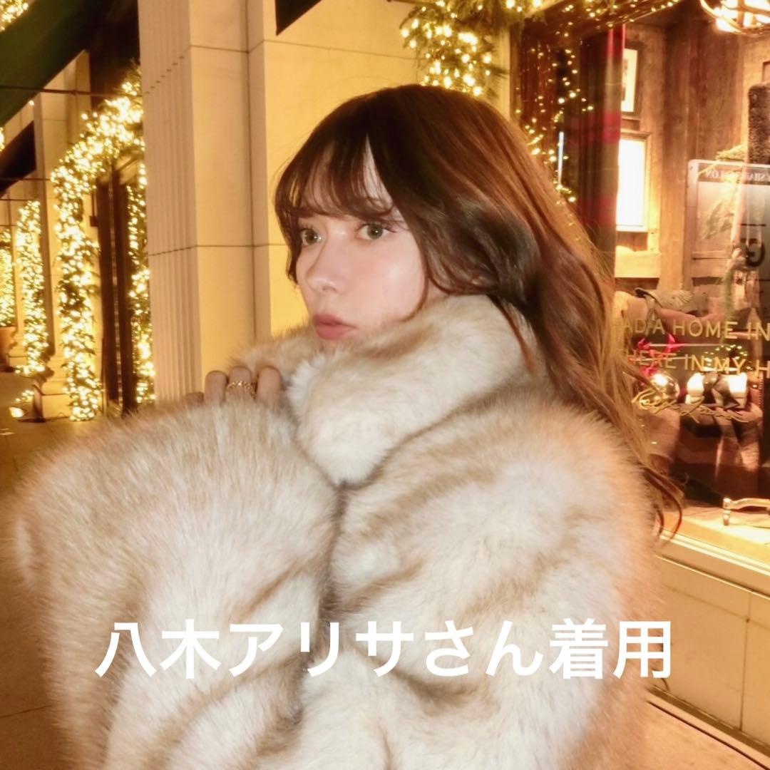 NKNIT 25AW faux fur big jacket ベージュ