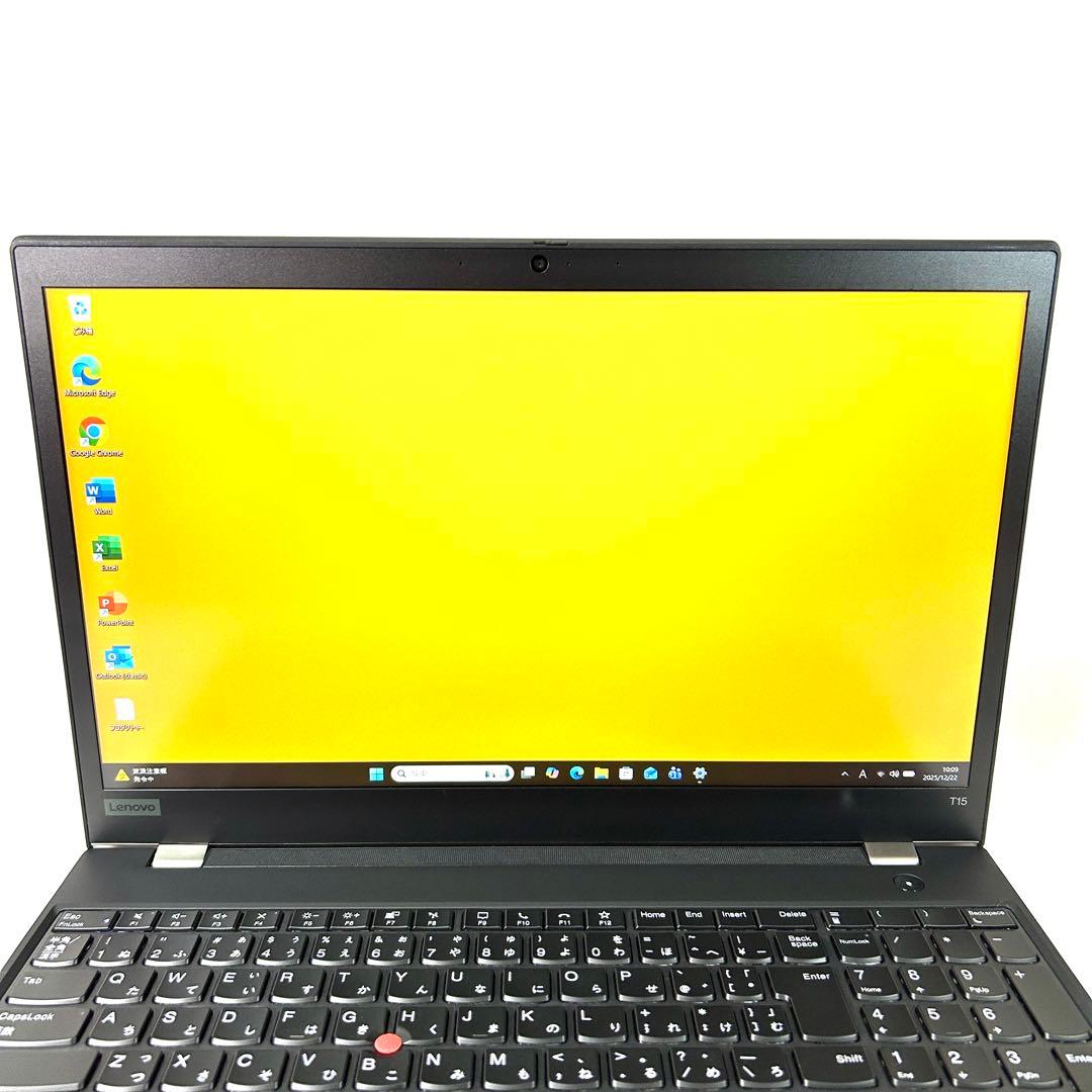 美品 Lenovo ThinkPad T15 i5 16GB バッテリー超良好