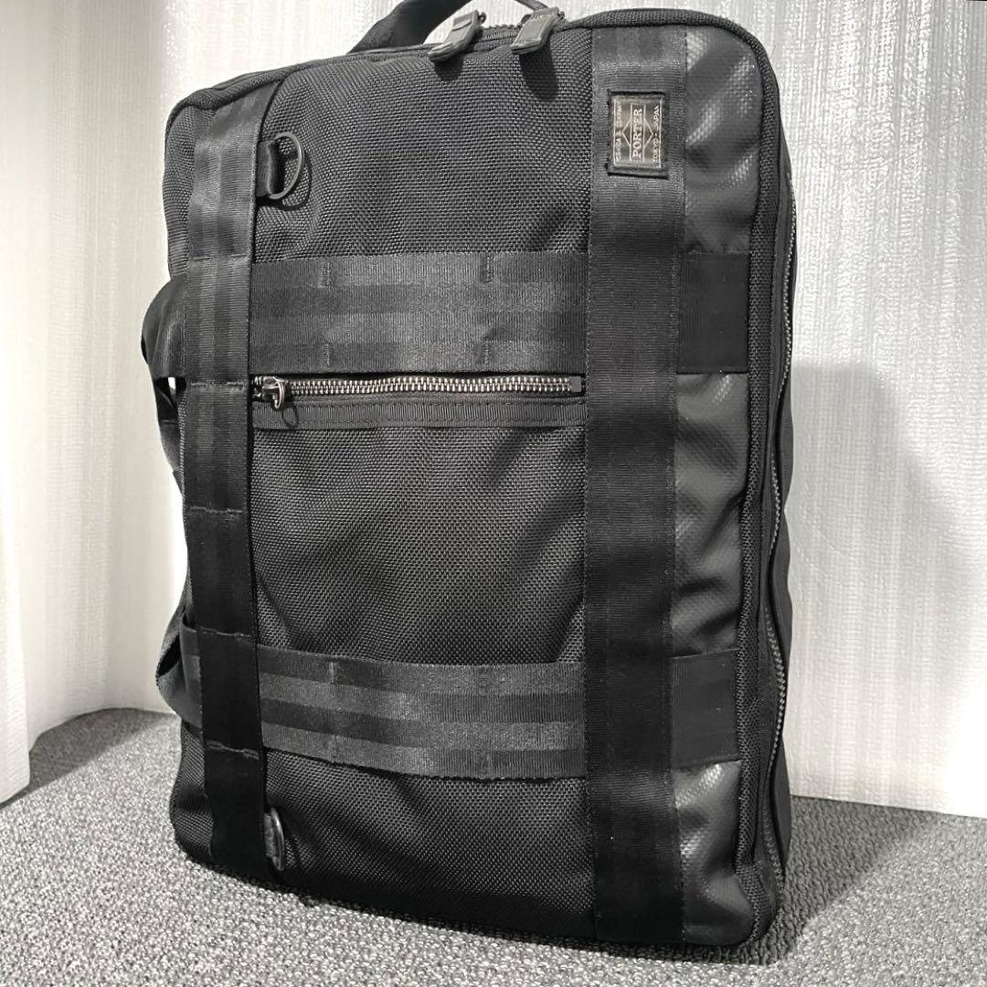 PORTER HEATリュック ビジネスバッグ 3wayブリーフケース ブラック