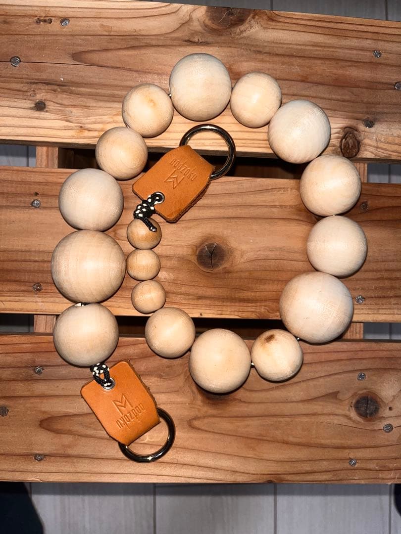 nodzoku ノゾク　ウォレットチェーン Loop.Wood natural