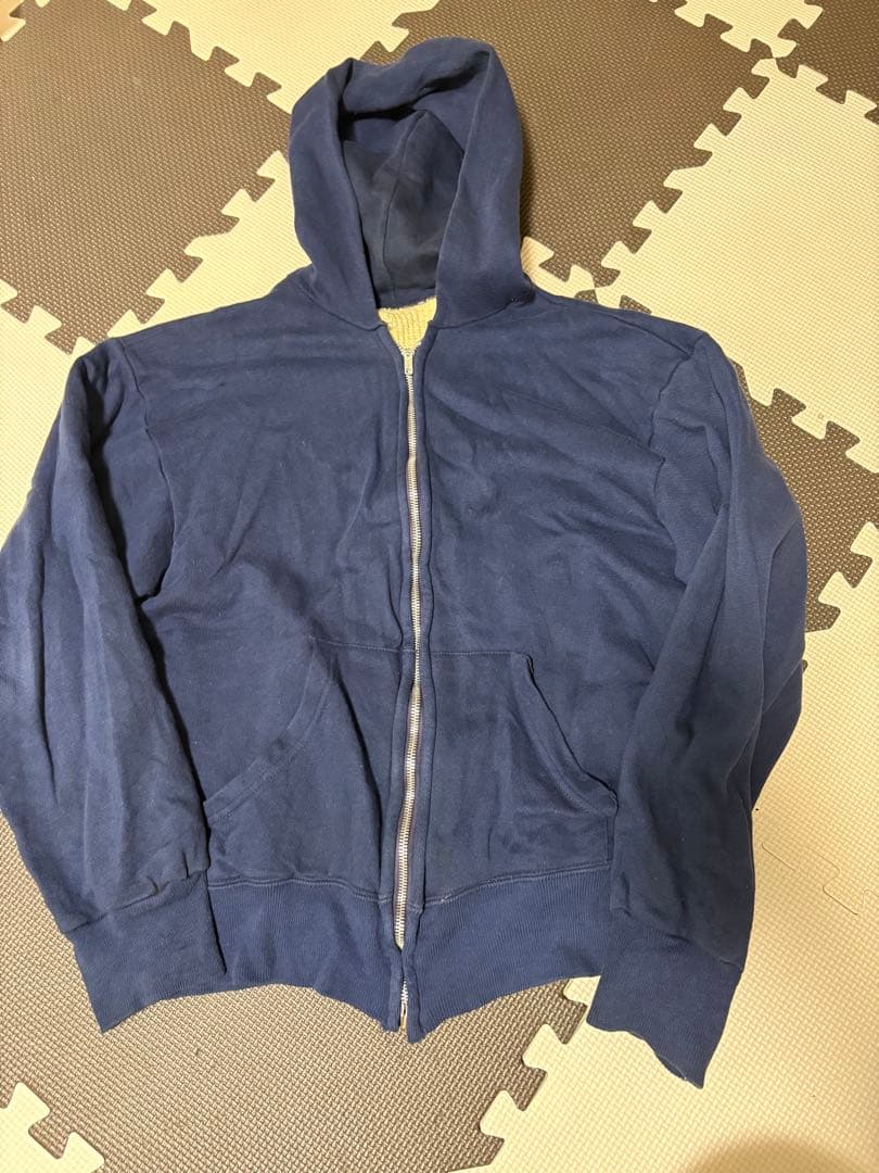50s 60s ヴィンテージ 裏サーマル ジップパーカー usa