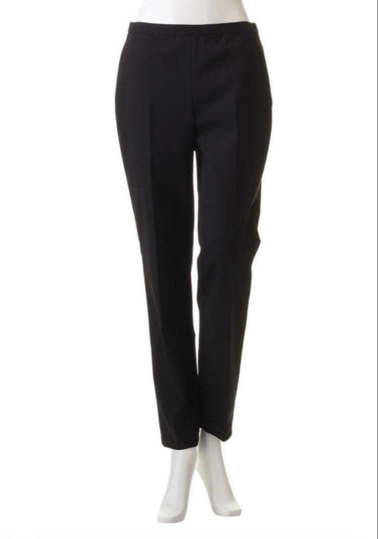 LE PHIL ルフィル ダブルクロステーパードパンツ　ブラック