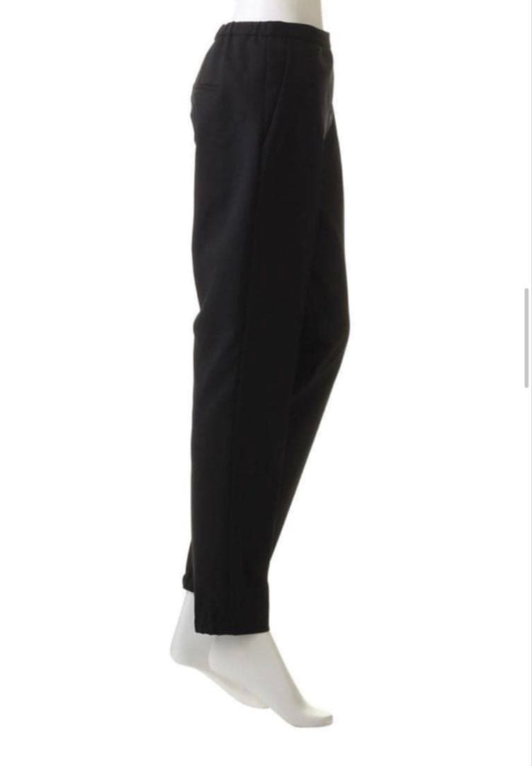 LE PHIL ルフィル ダブルクロステーパードパンツ　ブラック