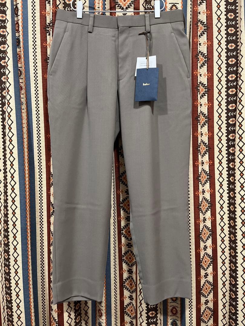 kolor 22aw ウール ポリエステル A パンツ sacai オーラリー
