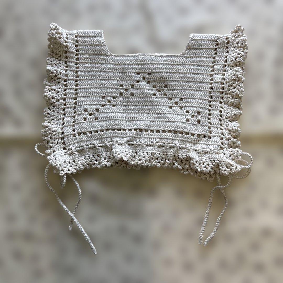 SOOR PLOOM つけ襟ベスト　アイボリー