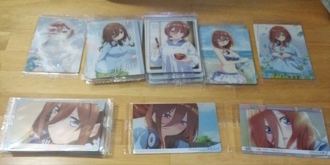 五等分の花嫁　中野三玖　ウエハース　カード