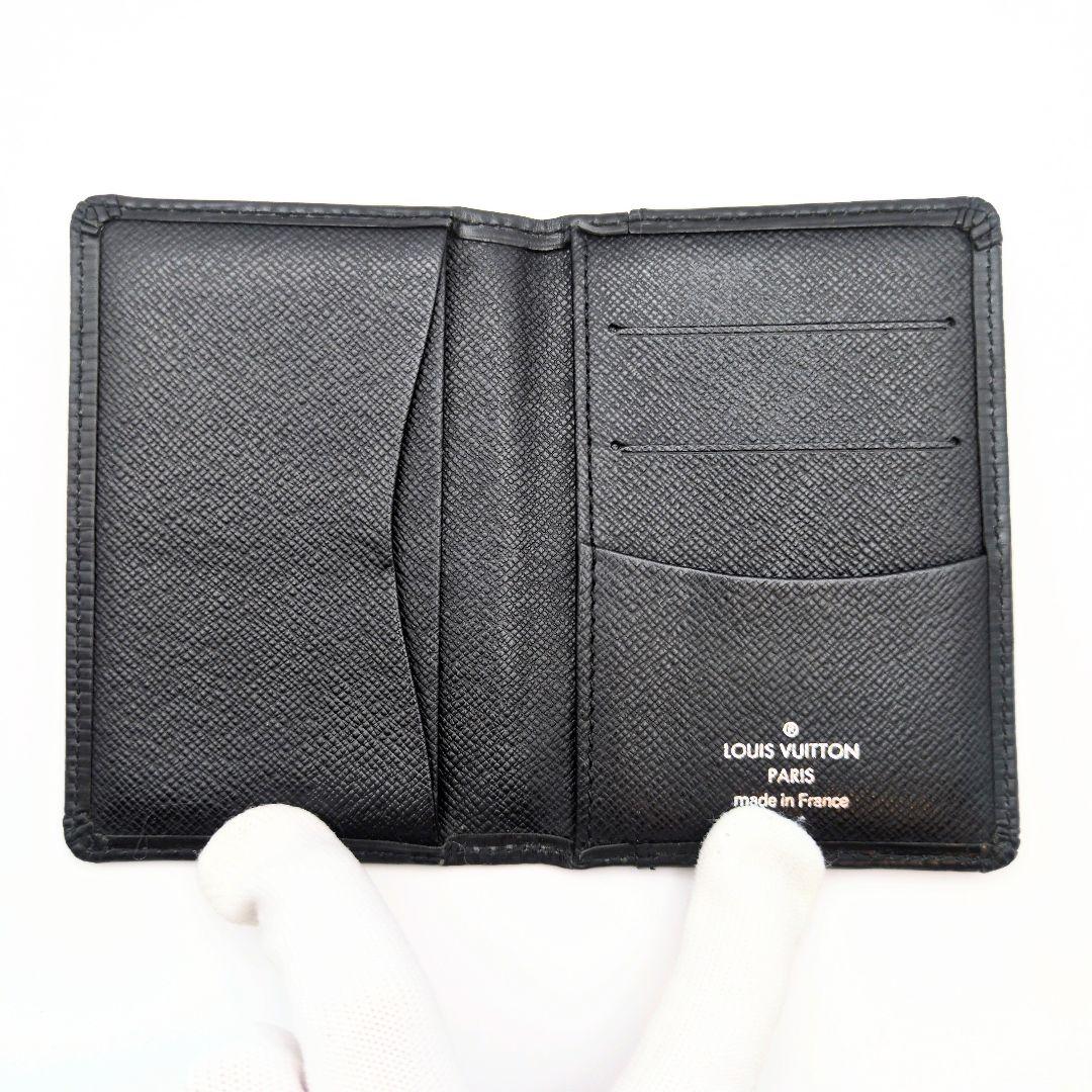 鑑定済✨ルイヴィトン 名刺入れ エピ オーガナイザー ドゥ ポッシュ ノワール