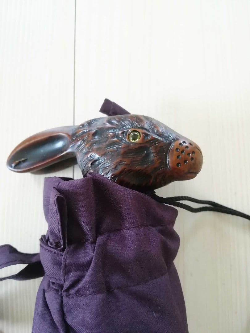 ★新価格★ Guy de jean 折り畳み傘 雨/日傘兼用：ウサギ