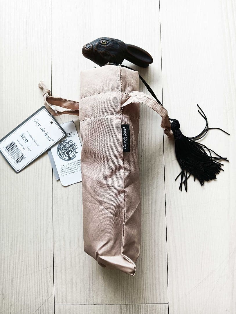 ★新価格★ Guy de jean 折り畳み傘 雨/日傘兼用：ウサギ