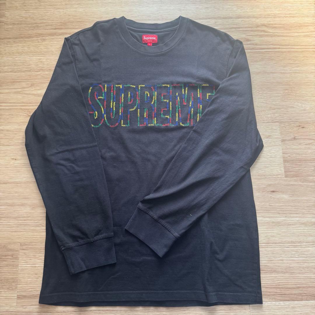supreme 19ss International L/S Tee　サイズL