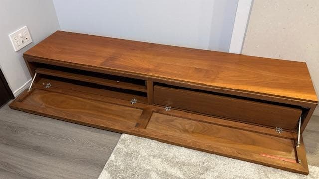 【送料込】アクタス ACTUSウォールナットRIMO Ⅱ テレビボード180㎝