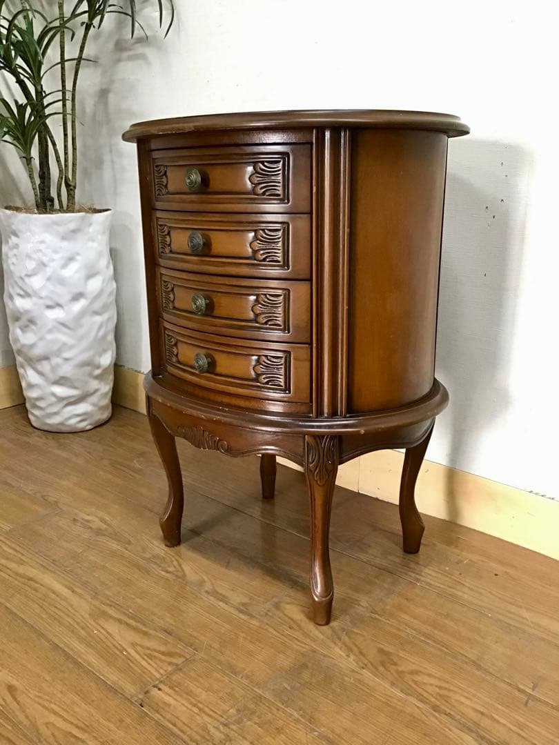 アンティーク☆管115☆イタリア製☆アンティーク☆ロココ調☆木製彫刻