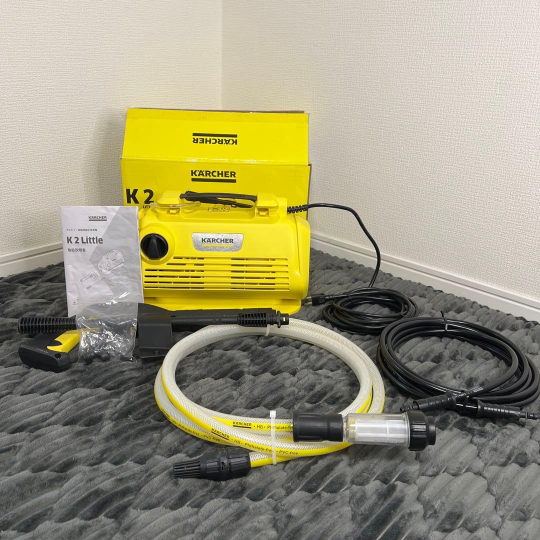 【美品｜家電量販店試射用展示品】ケルヒャーＫ2リトル 高圧洗浄機 オマケ付き