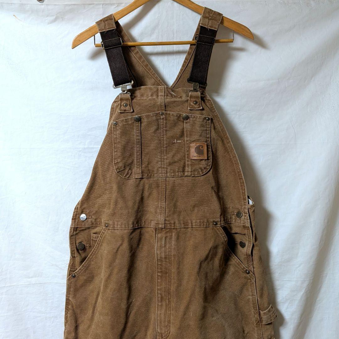 【Carhartt/カーハート】ダック ダブルニー サロペット つなぎ e676