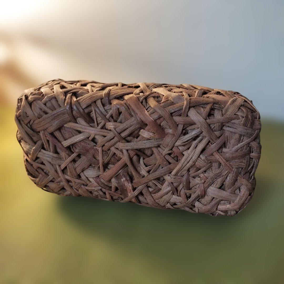 山葡萄やたら編み籠バック（巾着付き） 約横20高さ12幅8