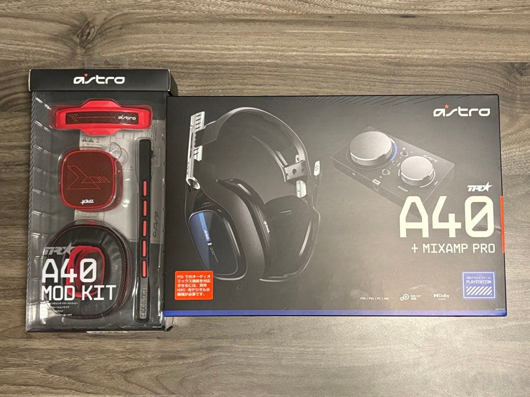 ヘッドホン Logicool ASTRO A40+MixAmp pro+MOD KID
