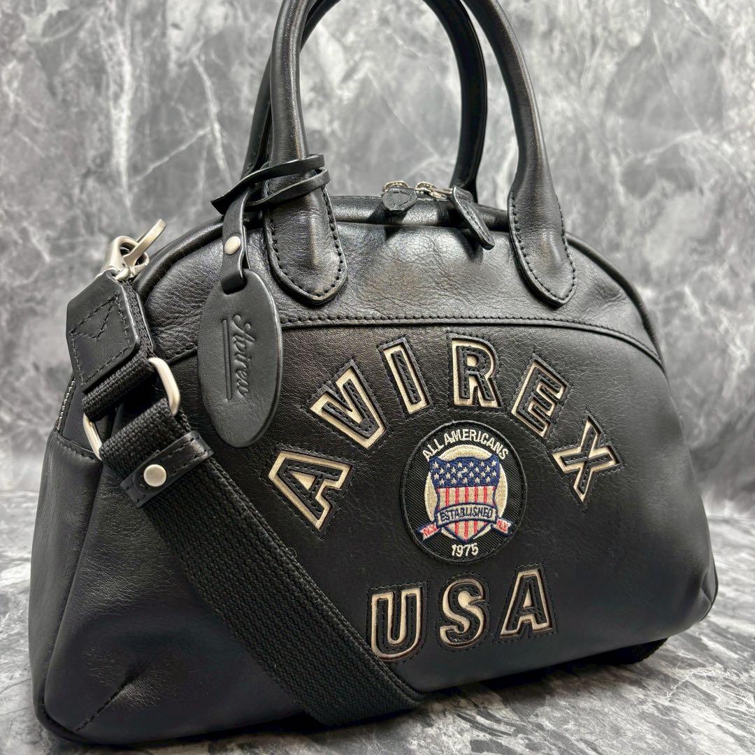 ハマショウ ✨アヴィレックス　2way ミニボストンバッグ