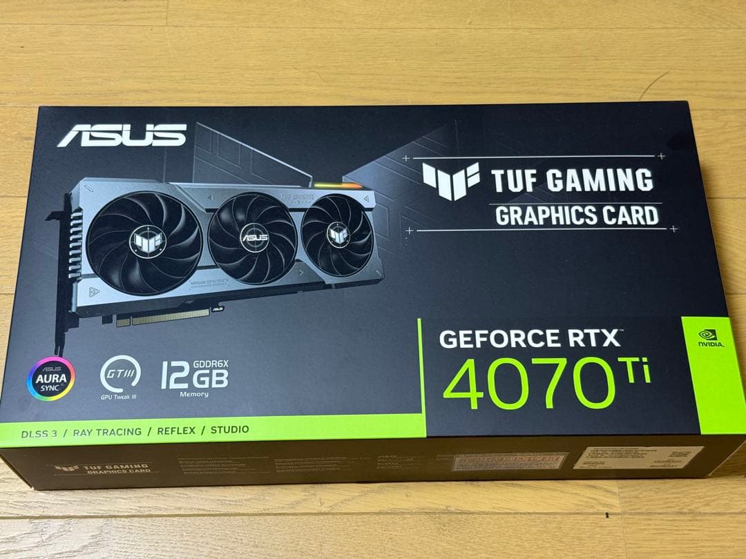グラフィックボード・グラボ・ビデオカード ASUS TUF Gaming GeForceRTX4070Ti 12GB