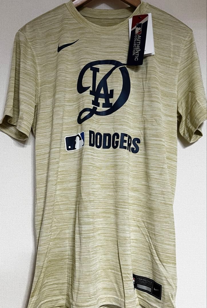 ドジャース Tシャツ 選手支給品 MLB正規品 新品シティコネクト サイズS