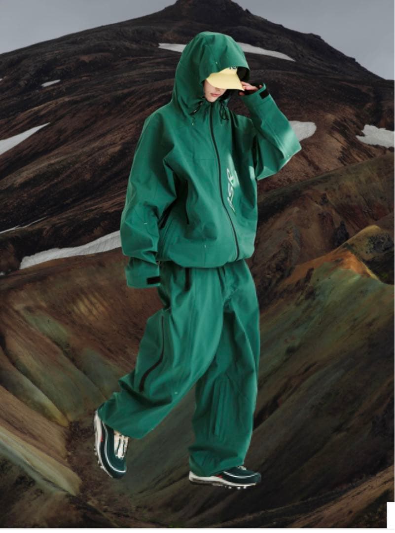 【新品未使用】BSRABBIT 24-25 スノーボードウエア上下セット　M