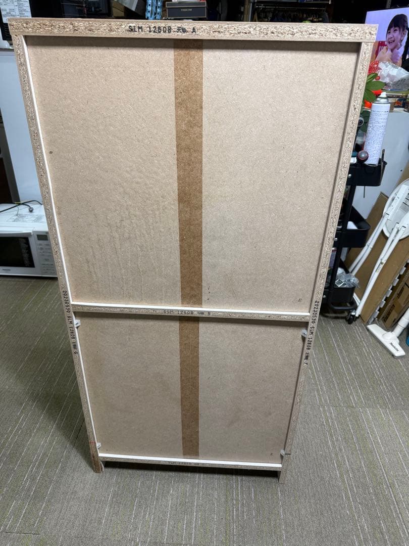 【洗浄消毒作業済】【完成品】ニトリ　キャビネット　リズバレー SLM1260B