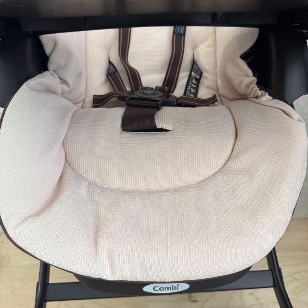 E183◆Combi ネムリラ4キャス ハイローチェア SWINGlotta