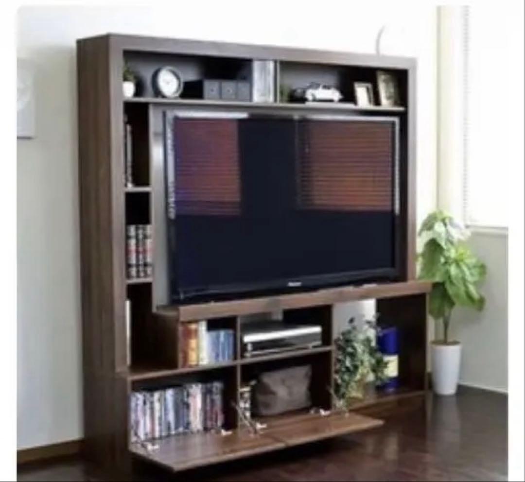 ★送料のみ★【2/10まで】テレビ台 幅165cm高さ164cmリビング壁面収納