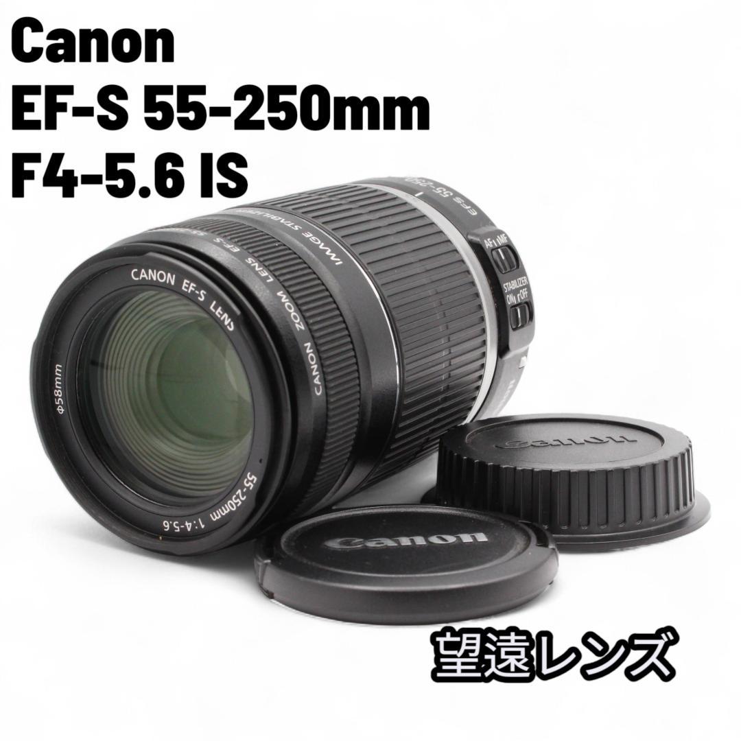 [美品] 望遠レンズ Canon EF-S 55-250mm F4-5.6 IS