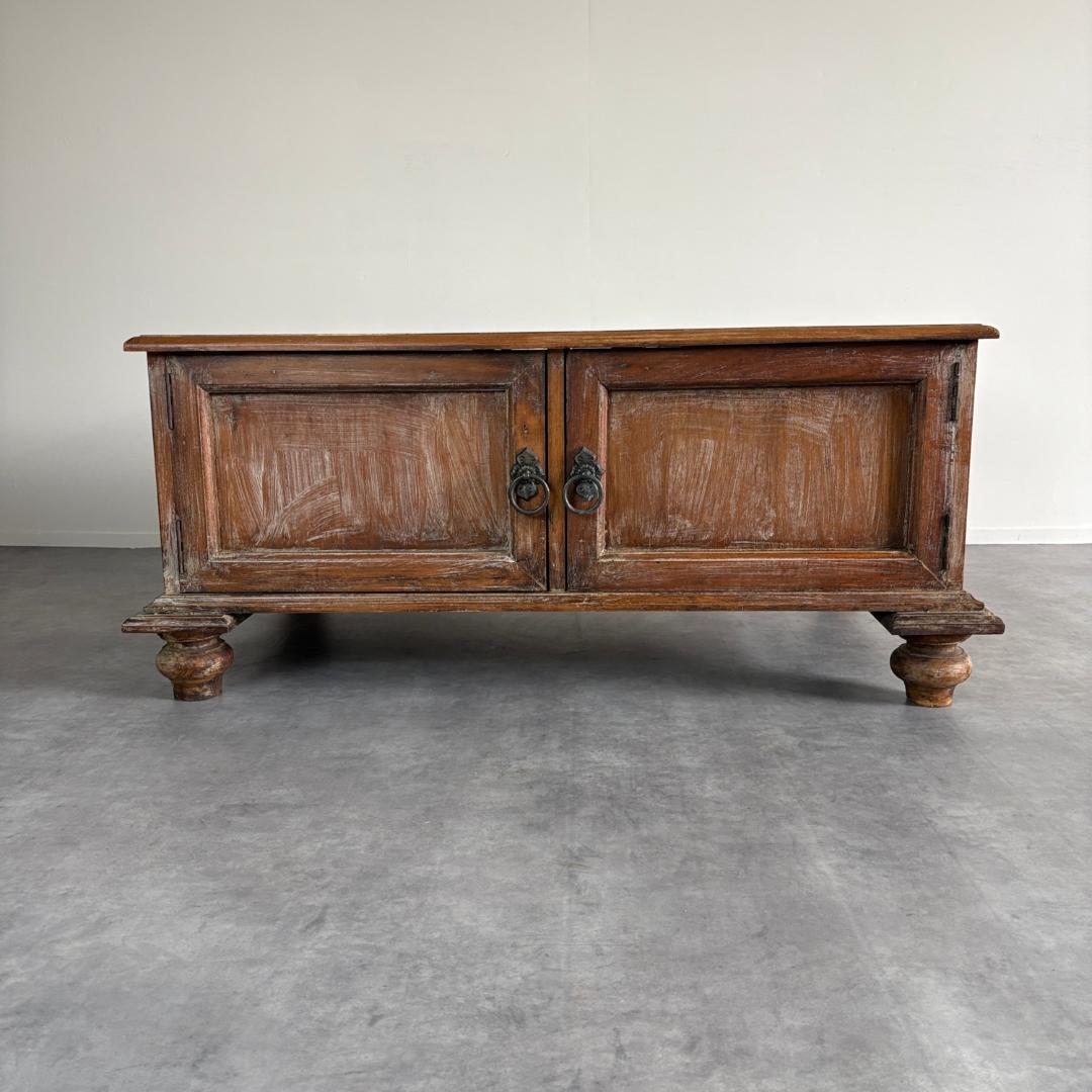 アンティーク　サイドボード 　希少　ミャンマーチーク材