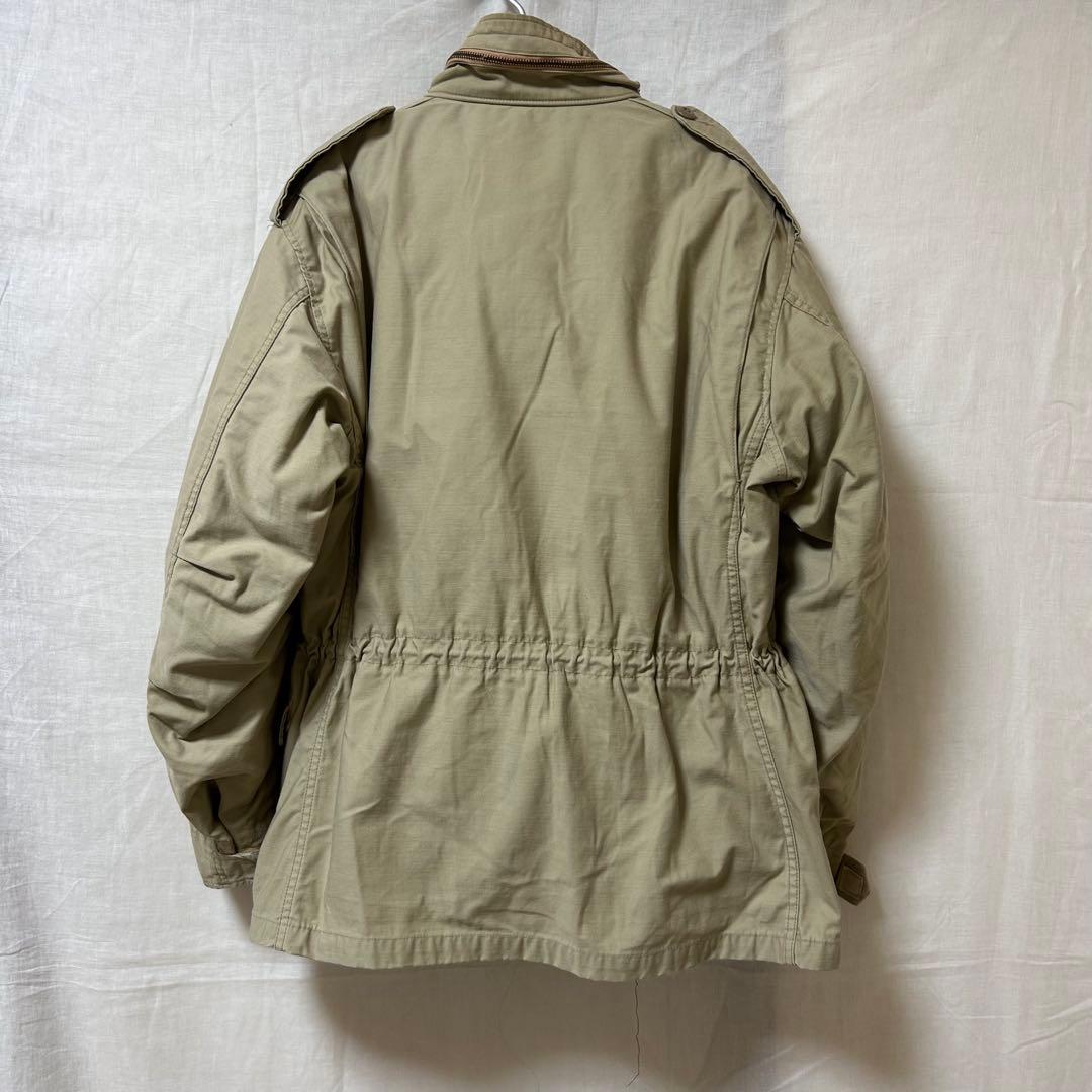 【USA製　ライナー付き】ALPHA INDUSTRIES M-65 Lベージュ