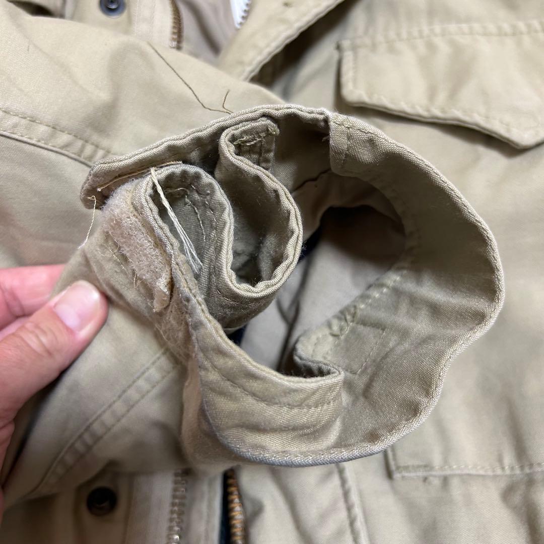 【USA製　ライナー付き】ALPHA INDUSTRIES M-65 Lベージュ