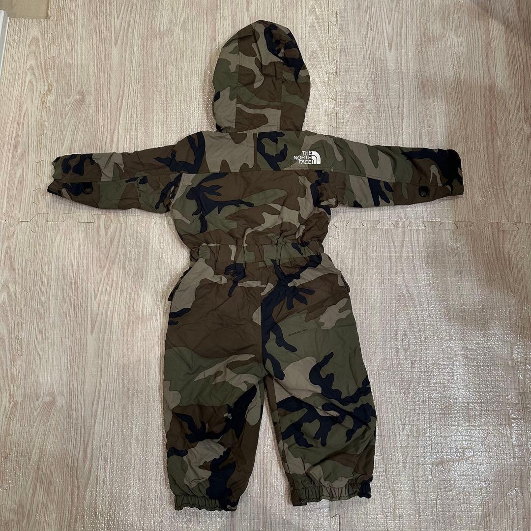 THE NORTH FACE 迷彩子供用スキーウェア スノボウェア　サイズ80