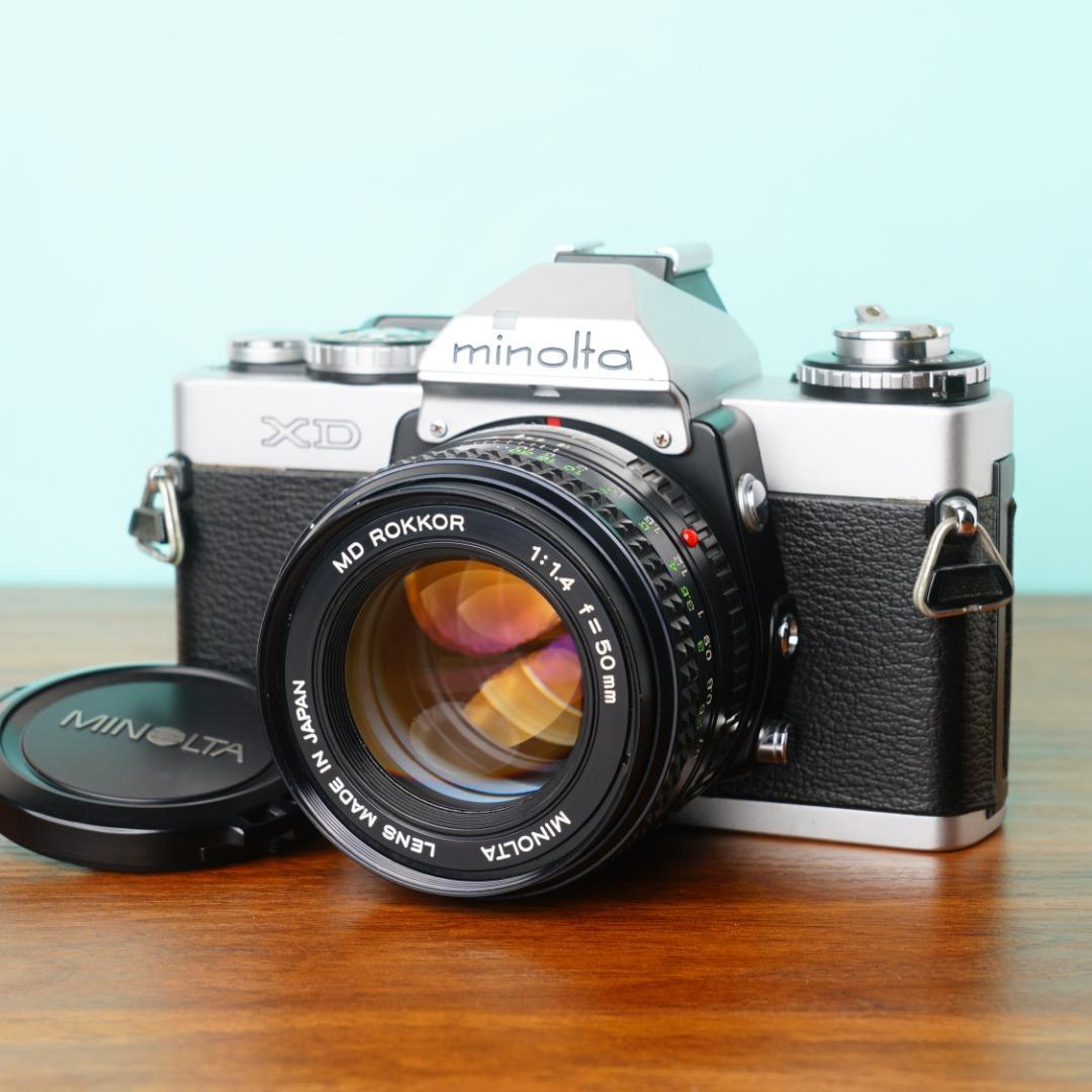 完動品◎ミノルタ XD 50mm f1.4 フィルムカメラ 38/04
