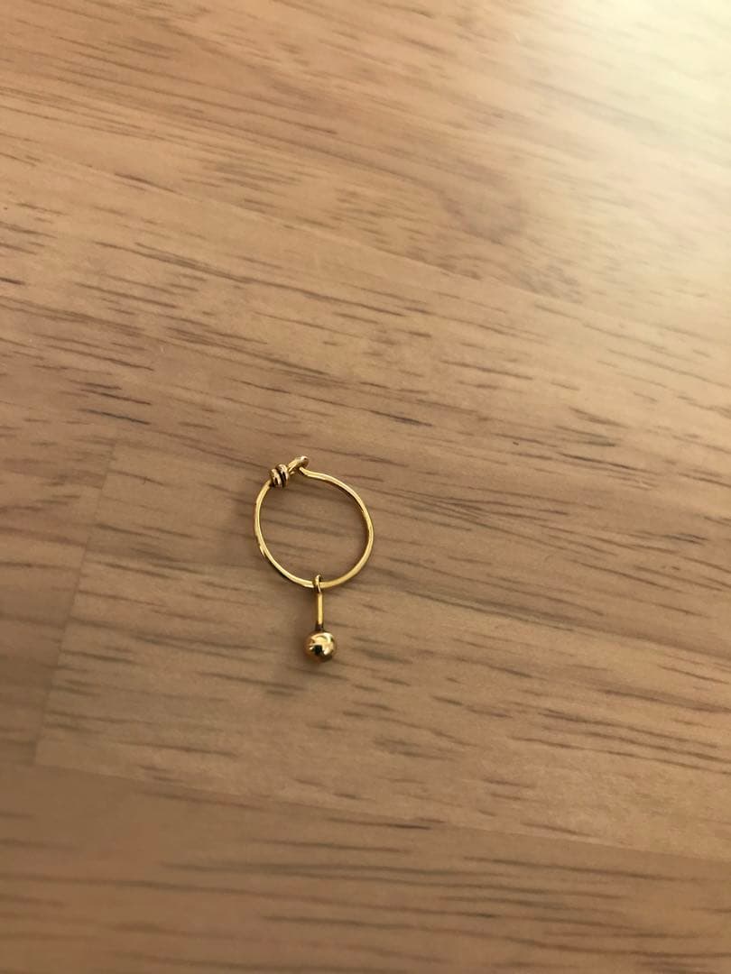 アルティーダウード K10 スタッドスウィングミニフープ シングルピアス