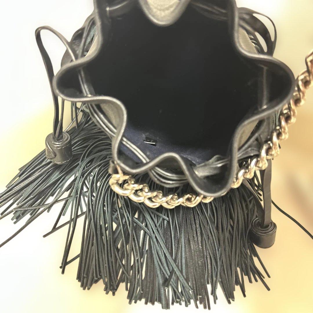 J&M Davidson フリンジカーニバルミニ ブラック 美品 2wayバッグ