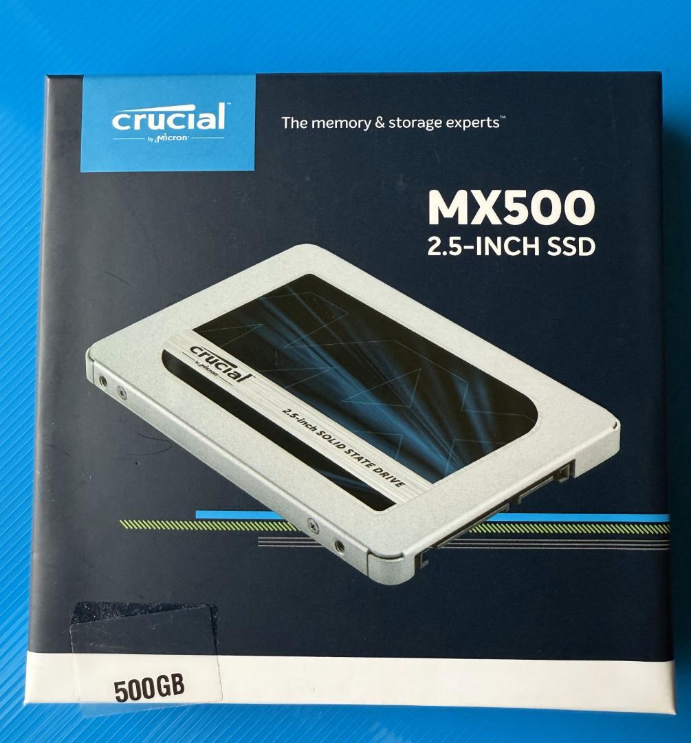 新品未開封 Crucial MX500 500GB 2.5インチSSD