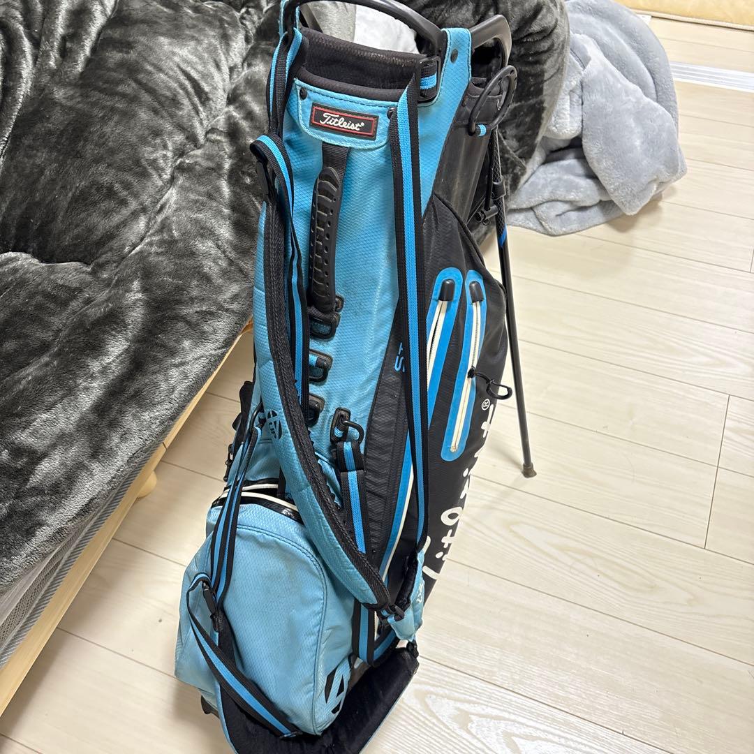 Titleist キャディバッグ 青と黒