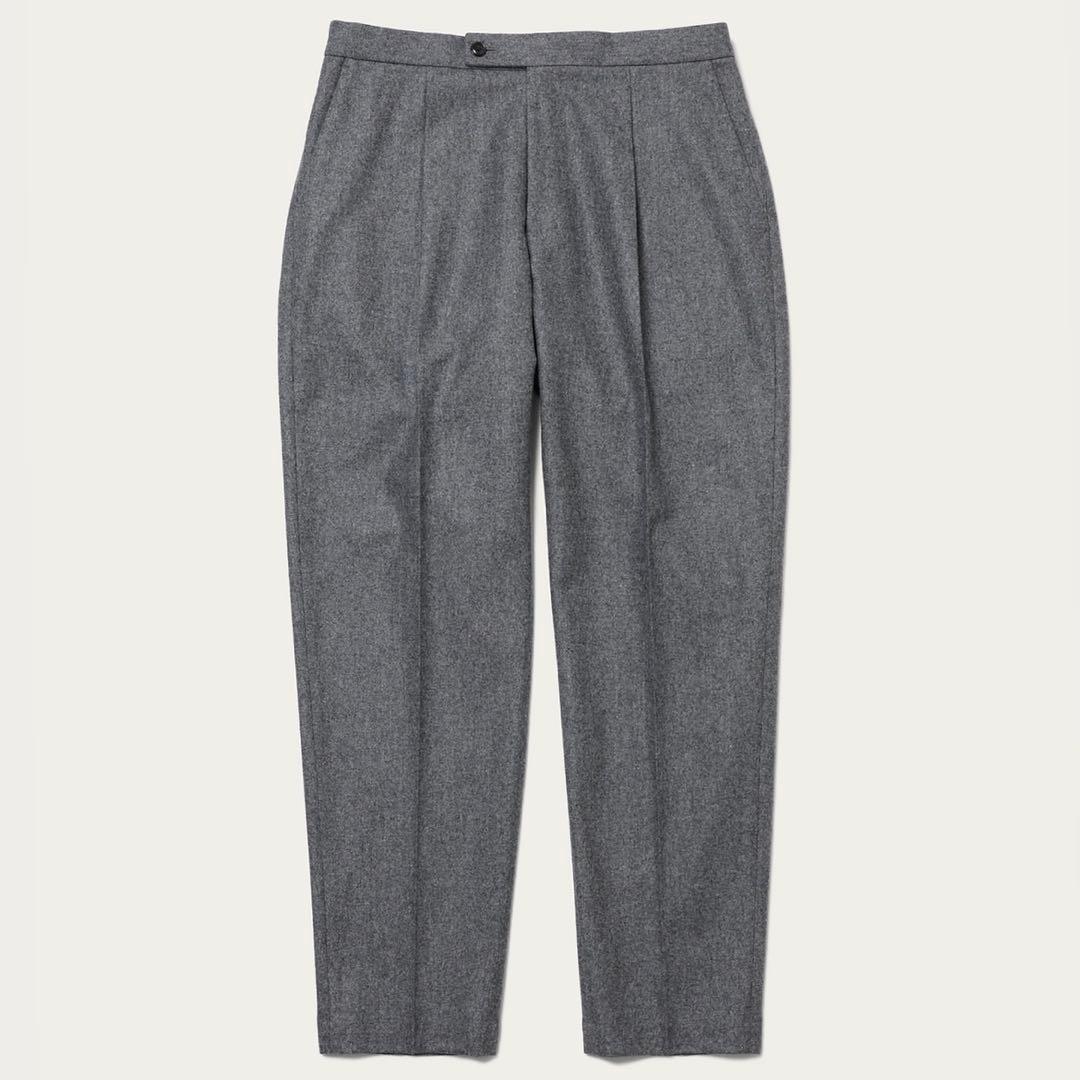 定価35,200円 SOVEREIGN ウール フランネル イージーパンツ