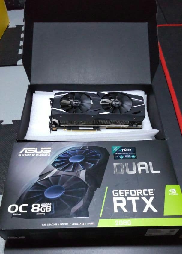 ASUS エイスース DUAL-RTX2080-O8G