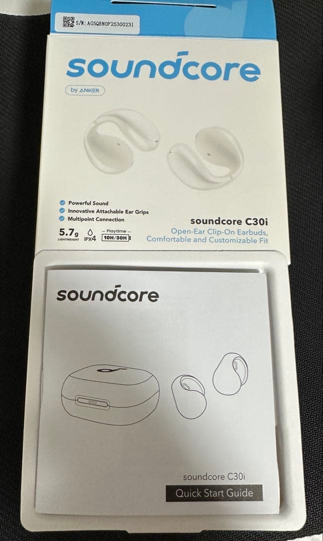 soundcore ANKERワイヤレスヘッドホン イヤホンセット（ホワイト）