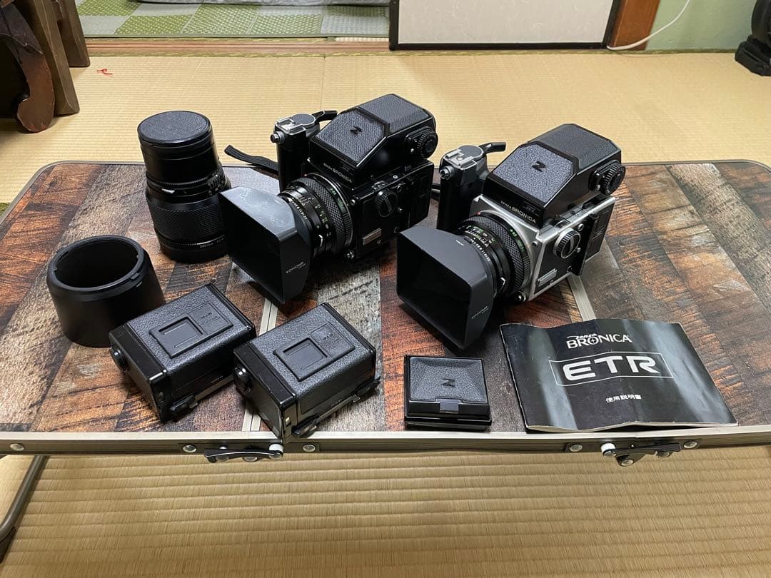 ブロニカ ETR フィルムカメラセット　２台セット