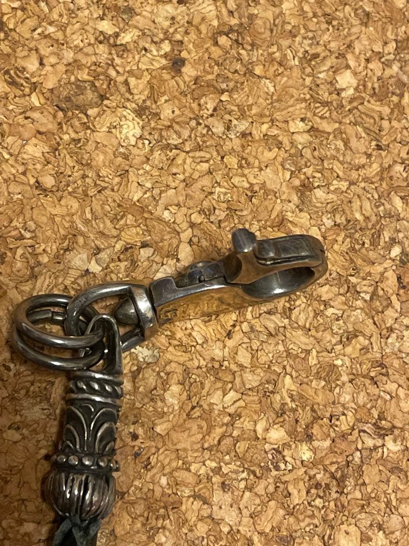 ◆感謝価格◆シルバー925×レザー◆シルバーウォレットチェーン◆