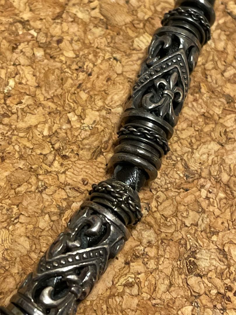 ◆感謝価格◆シルバー925×レザー◆シルバーウォレットチェーン◆