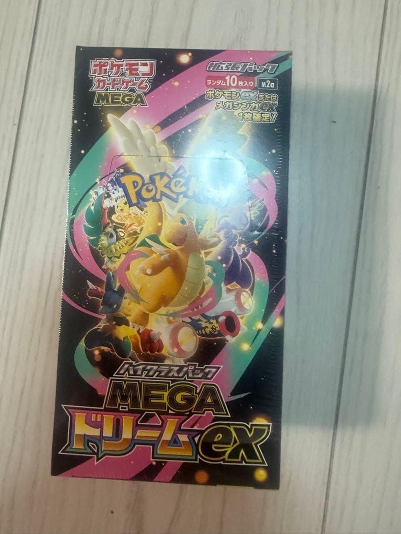 【新品未開封シュリンク付き】ポケモンカードゲーム MEGA ドリームEX1box