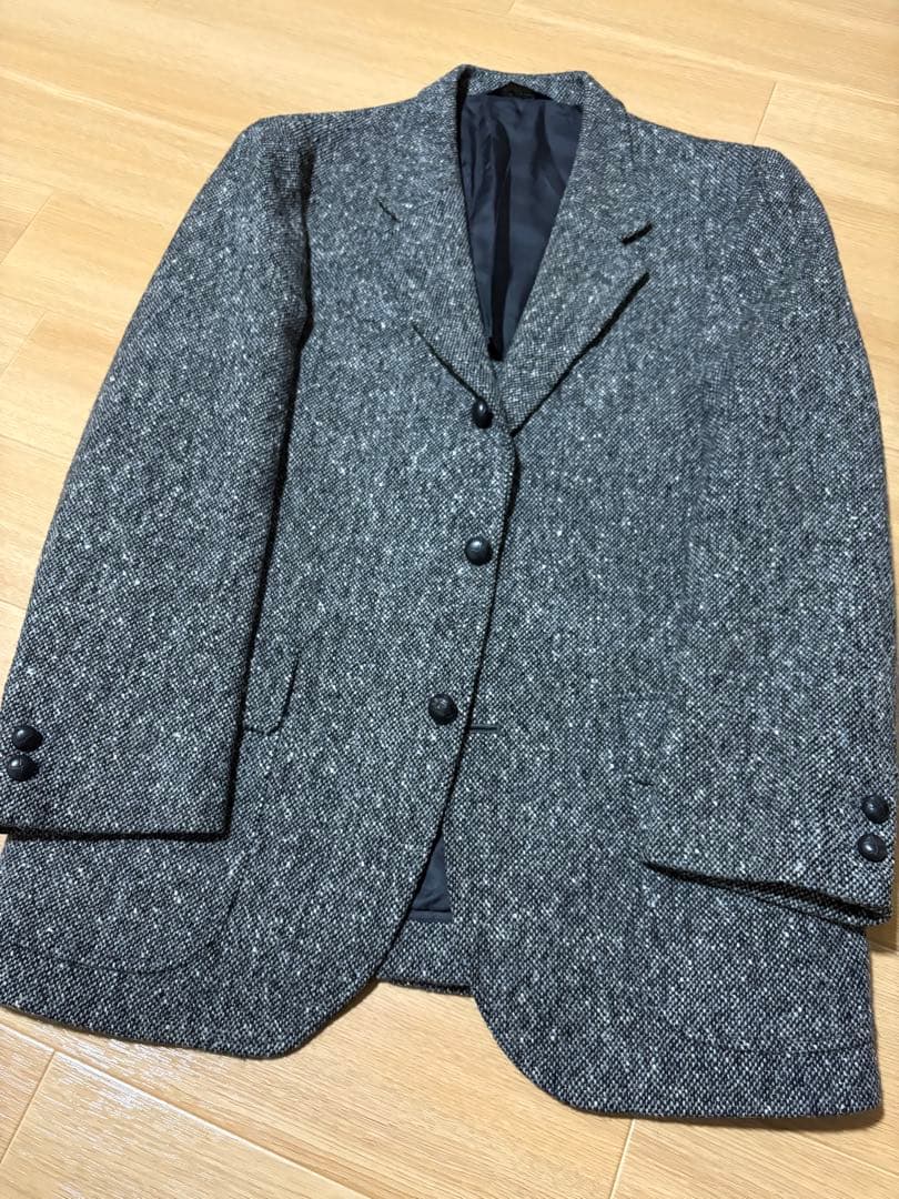 未使用に近い　ヴィンテージ　マクベス　アイルランド製　ドネガルツイード　A5